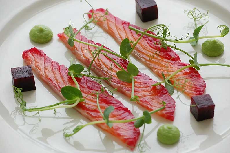 Fish Canape wedding Enniskerry