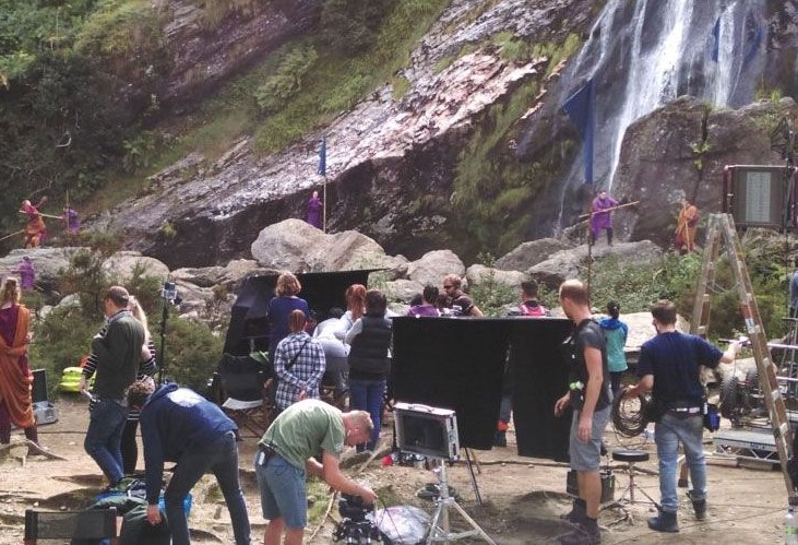 filming.badlands.powerscourtwaterfall.waterfall.2019