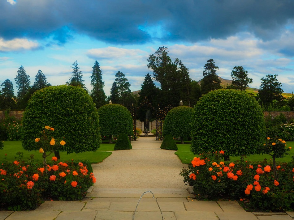 The Walled Garden at Powerscourt Estate, House & Gardens.